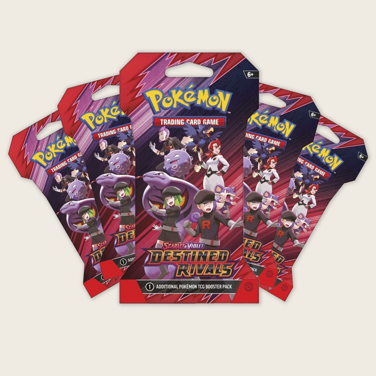Pokémon Destined Rivals Sleeved Booster Pack -  5 Pack